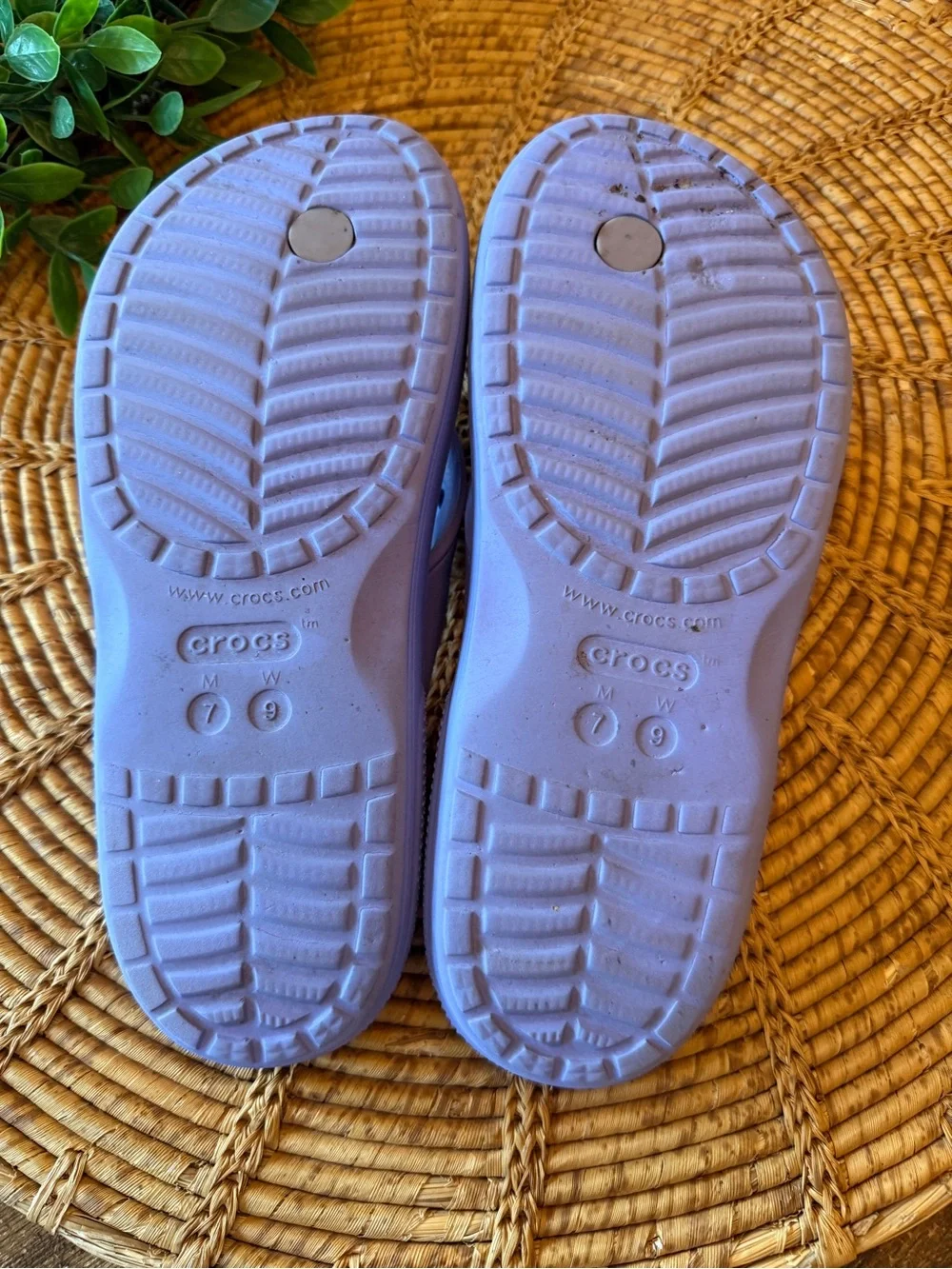Crocs Lavender Flip-Flop Sandals - Comfortable Everyday Slides